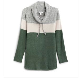 Women’s Pink Clover Cowl neck top